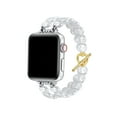 thumbnail interactive-video image 1 of Posh Tech Women's Eloise White Pearl Band for Apple Watch - Sizing Universal, 1 of 6