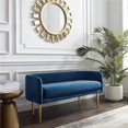thumbnail image 1 of PoshLiving Upholstered Bench, Navy Blue, 1 of 8