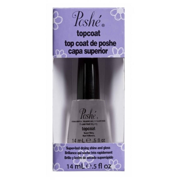Poshe Super-Fast Drying Shine & Gloss Top-Coat (Size : 0.5 oz)