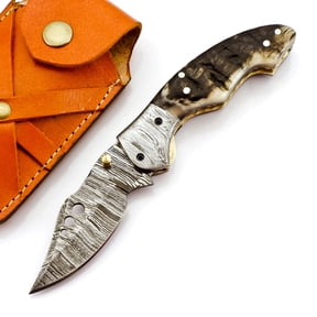 Poshland FN-78 Custom Handmade Damascus Steel folding knife Your previous contribution: Poshland FN-78 Custom Handmade Damascus Steel folding knife (Ram Horn)