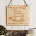 thumbnail image 1 of Posi-Tivi-Tea Personalized Wood Sign, 1 of 1
