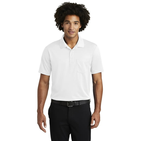 PosiCharge Racer Mesh Pocket Polo. ST640P