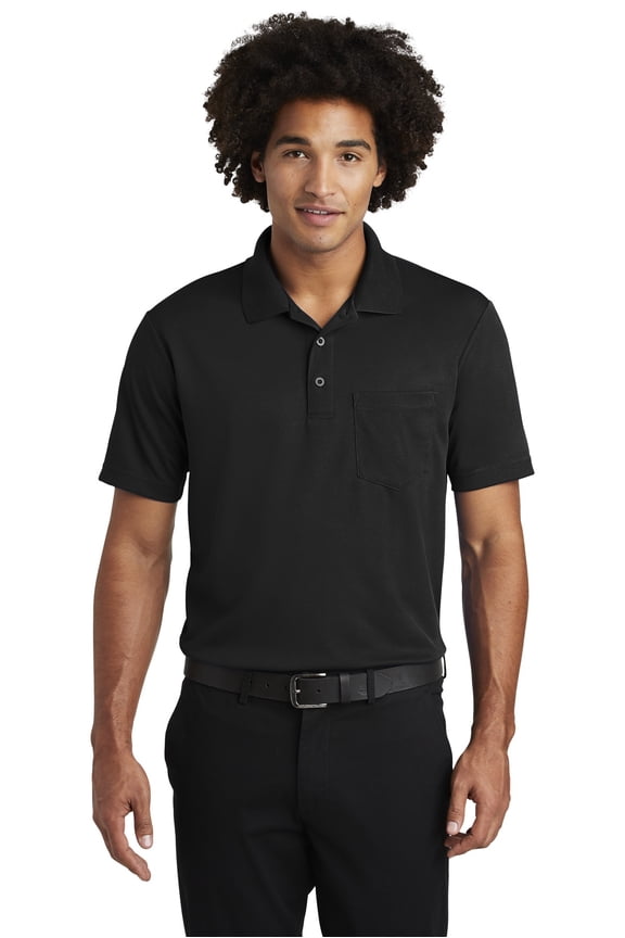 PosiCharge Racer Mesh Pocket Polo. ST640P