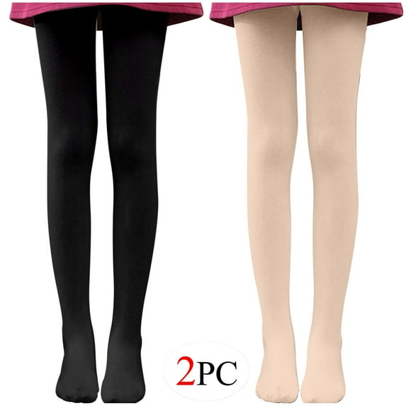 Posijego 2 Pack Tight Leggings for Women Solid Color Pantyhose High Waist Stretch Slim Stockings for Women