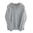 thumbnail image 1 of Posijego Sweatshirts for Women Hoodies Fall Winter Long Sleeve Hooded Pullover Sweatshirt Lightweight Shirts with Pockets, 1 of 5