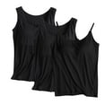 thumbnail image 1 of Posijego 3 Pack Pajama Tops for Women Plain Short Sleeve T Shirts Soft Comfy Sleep Shirts Loungewear, 1 of 2