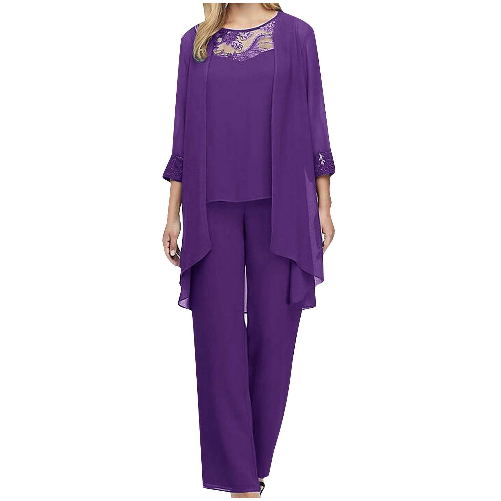 3 piece mother of the bride outfits plus size hotsell
