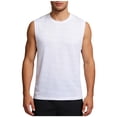 thumbnail image 1 of Posijego Athletic Tank Tops for Men Summer Casual Crew Neck Loose Workout Sleeveless Fitness Tank Tees Exercise Running, 1 of 5