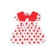 thumbnail image 1 of Posijego Baby Girls Polka Dot Dresses Summer Loose Casual Dresses for Toddler Girls Cotton Dresses Summer Clothes, 1 of 9