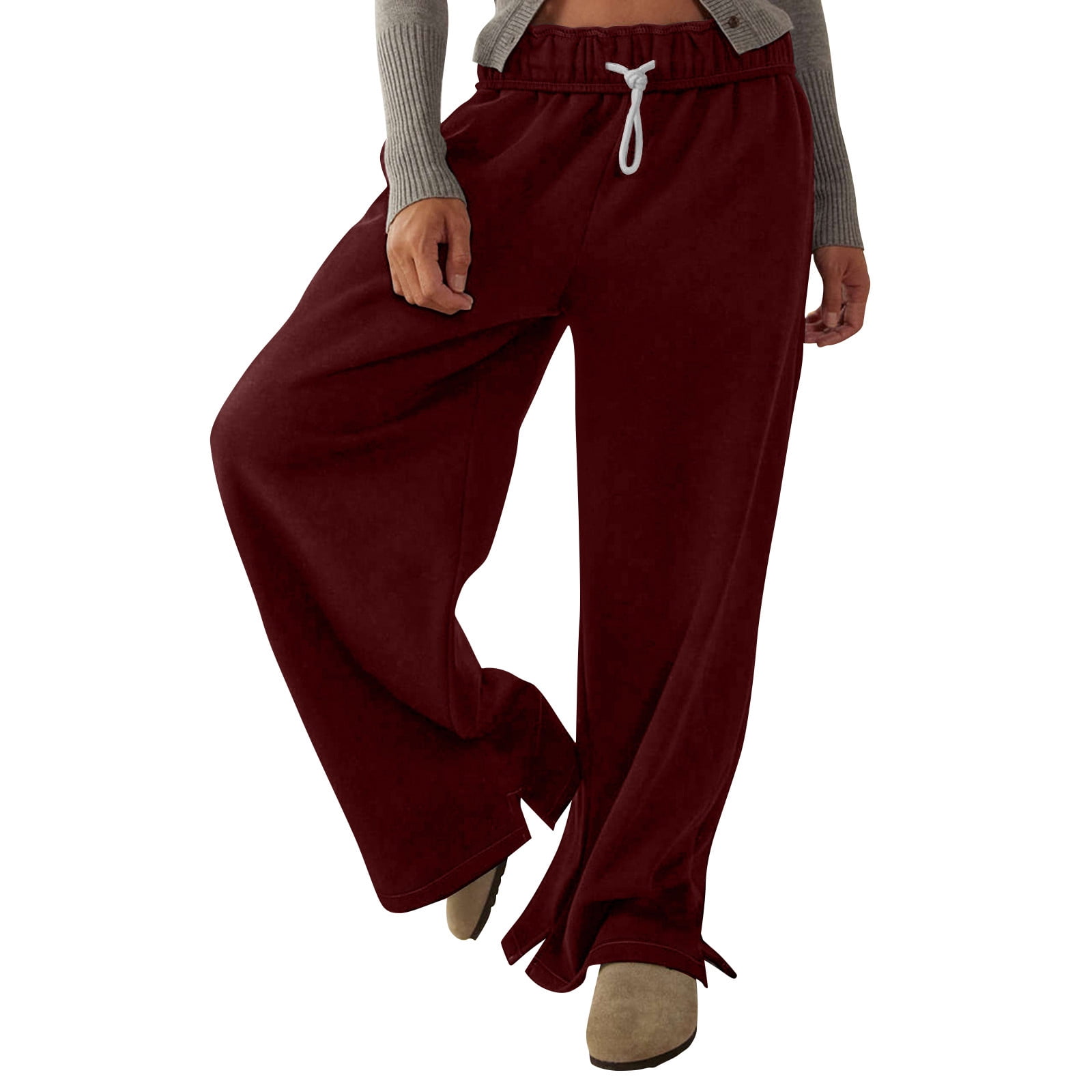 WSLY Womens Beige Stretch Pocketed Drawstring Jogger Elastic Waist Lounge Pants main image 1