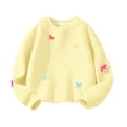 thumbnail image 1 of Posijego Big Girls Sweatshirts with Bowknot Long Sleeve Round Neck Casual Spring Pullover Cute Sweatshirt for Girls, 1 of 5