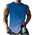 thumbnail image 1 of Posijego Big & Tall Tank Tops for Men Cap Sleeve Workout Sports Muscle Shirts Loose Casual Summer Tank Clothes, 1 of 5