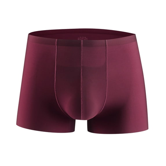 Posijego Big and Tall Underwear for Men Stretch Soft Boxer Briefs Solid Color Breathable Comfort Underpants No Fly