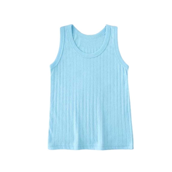 Posijego Boys Cotton Tank Tops Summer Sleeveless Shirts Basic Soft Athletic Workout Tank Top Undershirts for Boys