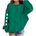 thumbnail image 1 of Posijego Boys Girls Christmas Sweatshirts for Toddlers Kids Oversized Sweatshirt Pullover Long Sleeve Casual Tops, 1 of 5