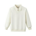 thumbnail image 1 of Posijego Boys Girls Spring Tops School Uniform Shirts Collared Long Sleeve Golf Shirts Casual Blouses, 1 of 6