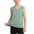 thumbnail image 1 of Posijego Boys Summer Tank Tops Loose Casual Athletic Sleeveless Shirts for Toddler Boys Soft Breathable Basic Tank Tops, 1 of 6