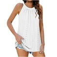 thumbnail image 1 of Posijego Cami Tank Tops for Women Dressy Casual Eyelet Blouses Sleeveless Camisole Summer Casual Tanks, 1 of 2