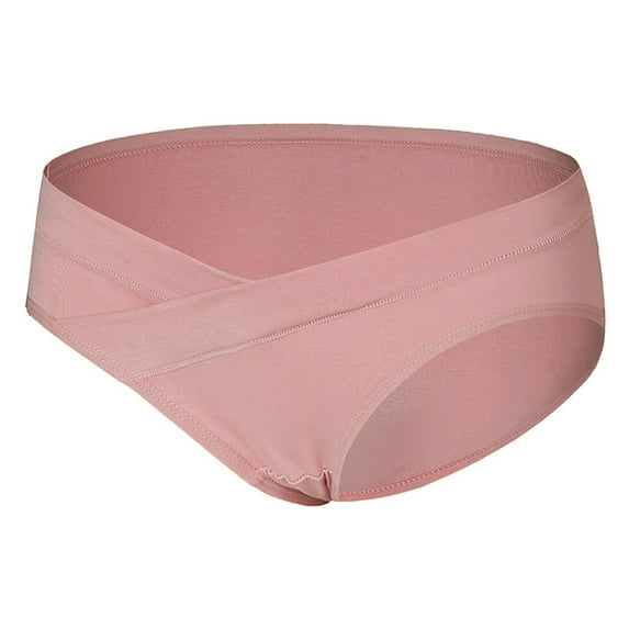 Posijego Cotton Underwear for Women Plus Size High Waist Panties Solid Color Breathable Seamless Briefs