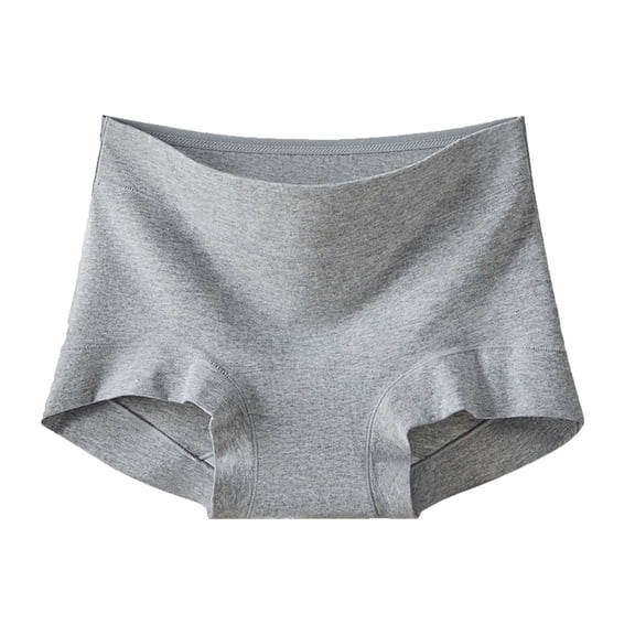 Posijego Cotton Underwear for Women Stretch High Waist Solid Color Soft Briefs Seamless Comfort Breathable Briefs