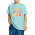 thumbnail image 1 of Posijego Easter T-Shirts for Girls Boys Printed Graphic Tees Summer Classic Loose Casual Shirts for Kids, 1 of 4