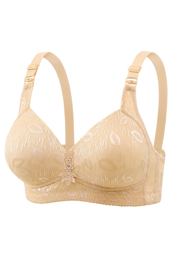 Everyday Bralettes for Women Wireless Bra Soft No Underwire Support Push up Bra for Women