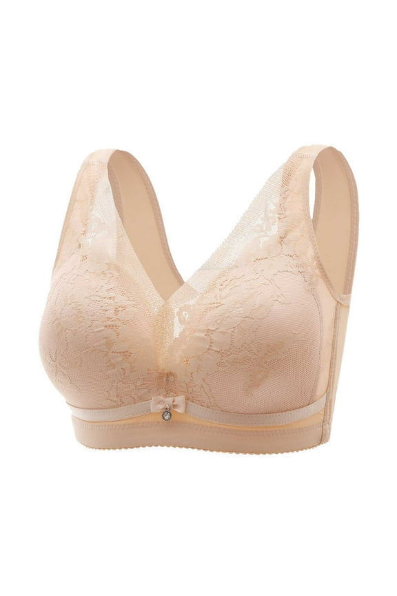 Full Coverage Bra for Women Push up Wireless Bra No Underwire Comfortable Everyday Bra for Women