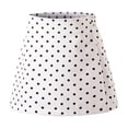 thumbnail image 1 of Posijego Girls A-Line Skirts Polka Dot Print High Waisted Cute Mini Skirts School Uniform Skirts Size 3-13 Years, 1 of 7