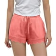 thumbnail image 1 of Posijego Girls Cotton Linen Shorts Drawstring High Waist Lounge Shorts Summer Beach Casual Shorts, 1 of 7