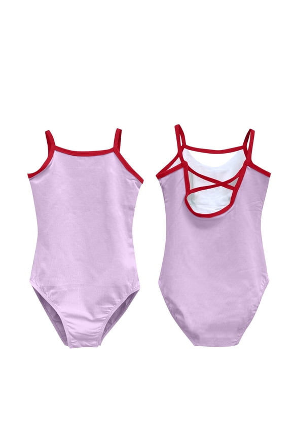 Girls Gymnastics Leotard for Little Girls Racerback Camisoles Dance Bodysuits Activewear