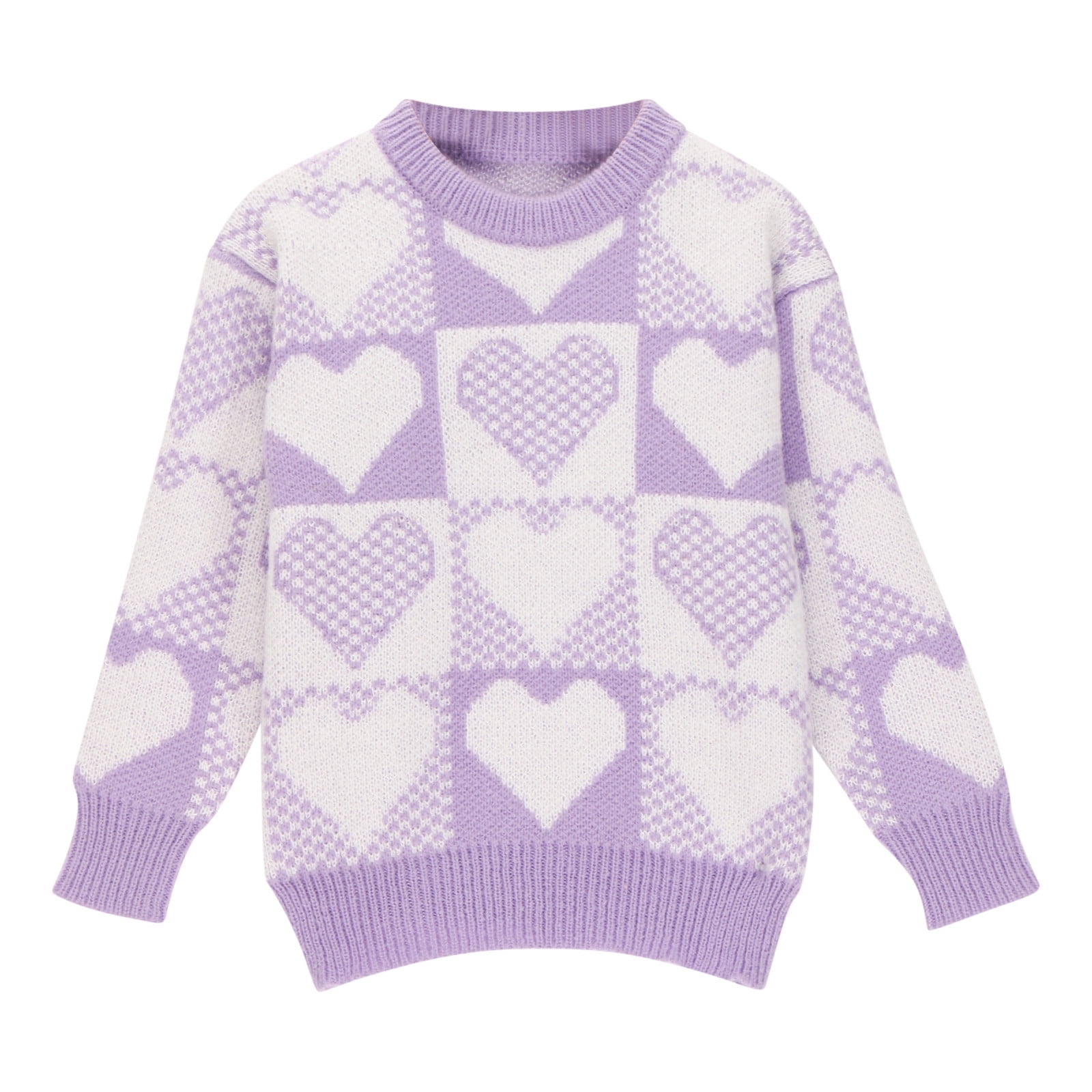 新品未使用★NKNIT heart pattern pullover sweat CHICWISH Women Pullover Sweater Heart Pattern Knit Sweaters