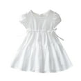 thumbnail image 1 of Posijego Girls Mesh Princess Dress Toddler Girls Short Sleeve A-Line Dresses Casual Summer Dresses for Little Girls, 1 of 7