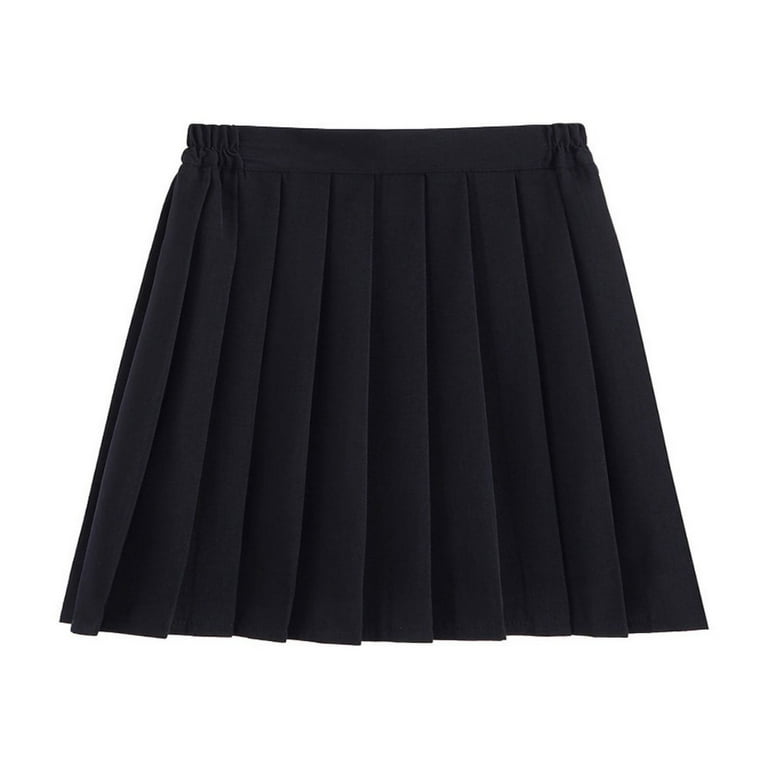 Posijego Girls Pleated Mini Skirt High Waisted Tennis School