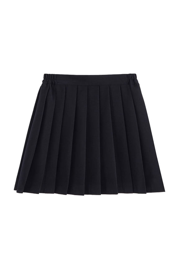 Girls Pleated Mini Skirt High Waisted Tennis School Uniform A-Line Skirts Size 3-16 Years