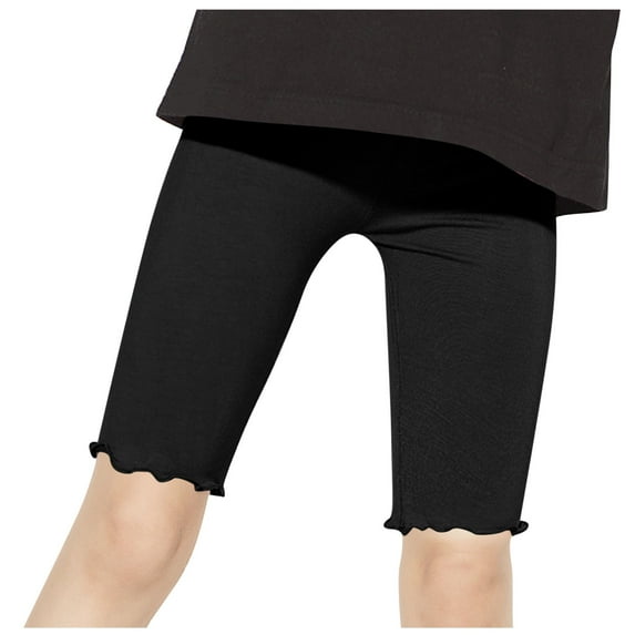 Posijego Girls Shorts Dance Gymnastics Biker Shorts for Kids Athletic Play Under Dress Shorts Multicolor