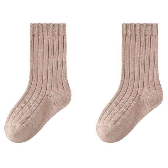Posijego Kids Boys Girls Crew Socks School Uniform Dress Socks Breathable Casual Athletic Cotton Socks 3-12 Years