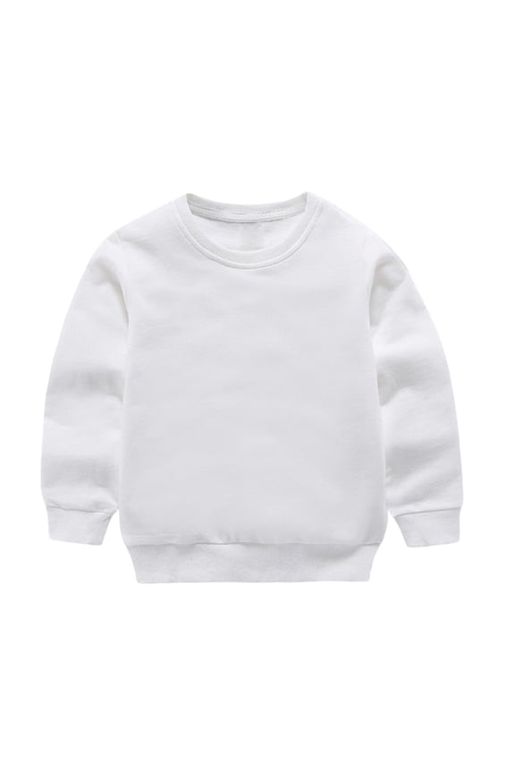 Kids Boys Girls Sweatshirt Cotton Tees Tops Long Sleeve Shirt Toddler Pullover T-Shirts
