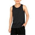 thumbnail image 1 of Posijego Kids Boys Tank Tops Racerback Sleeveless Athletic Workout Running Tank Tees Basic Undershirts Ages 1-12 Years, 1 of 8
