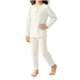thumbnail image 1 of Posijego Kids Clothes Sets Boys Girls Long Sleeve Thermal Base Layers Undershirts and Bottoms Casual Sets for Cold Weather, 1 of 7