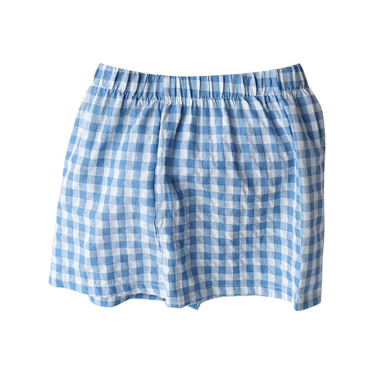 Posijego Kids Girls Plaid Shorts Casual Pajama Sleep Shorts