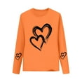 thumbnail image 1 of Posijego Kids Long Sleeve Shirts Valentine's Day Heart Graphic Tee for Girls Boys Casual Spring Cute Tops 2-15 Years, 1 of 6