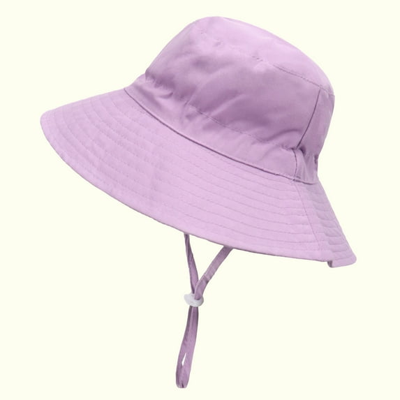 Posijego Kids Sun Hat Summer Fisherman Hat for Toddlers Boys Girls Sun Protection Wide Brim Beach Hat 0-6 Years