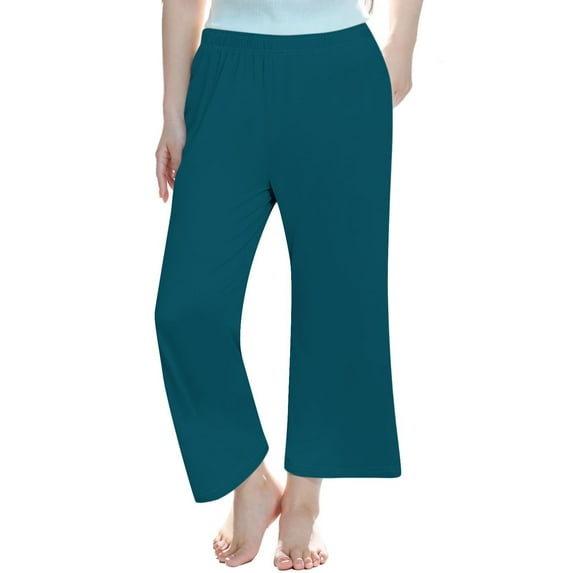 Posijego Little & Big Girls Wide Leg Pants Yoga Athletic Sweatpants High Elastic Waist Casual Lounge Pants