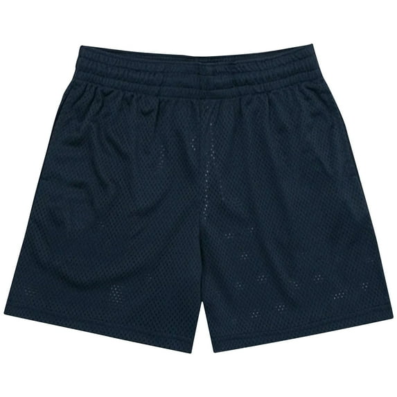 Posijego Men's Athletic Shorts Solid Color Elastic Waist Workout Running Shorts with Pockets Breathable Shorts