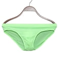 thumbnail image 1 of Posijego Men's Big & Tall Bikini Briefs Stretchy Tight Low Waist Lightweight Underwear Solid Color Underpants, 1 of 3