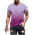 thumbnail image 1 of Posijego Men's Big and Tall Shirts Comfy Short Sleeve Crew Neck Summer Tee Casual Athletic Workout T-Shirts, 1 of 5
