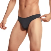 Posijego Mens Bikini Underwear Stretch Briefs Low Rise Breathable Comfortable Soft Panties for Men