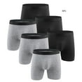 thumbnail image 1 of Posijego Men's Boxer Briefs 5 Pack Cotton Underwear Breathable Soft Leg Long Athletic Underpants for Men, 1 of 3