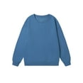 thumbnail image 1 of Posijego Men's Crewneck Sweatshirts Cotton Long Sleeve Solid Color Lightweight Pullover Sweatshirt Tops, 1 of 2
