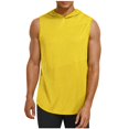 thumbnail image 1 of Posijego Men's Hooded Tank Tops Sleeveless Muscle Hoodie Lightweight Gym Workout Shirts Activewear Tee for Men, 1 of 1